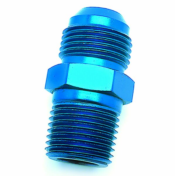 Speedfx ADAPTER FITTING, -8AN X1/4NPTF BLU ST FL TO PIPE ADP 560816